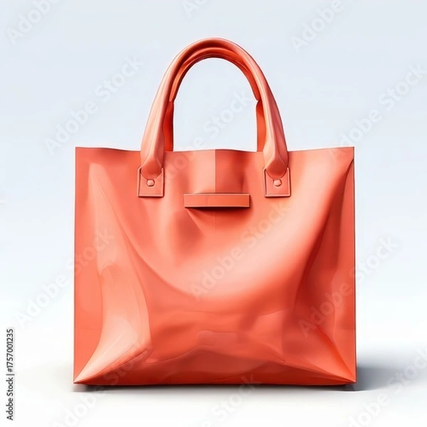 Fototapeta the AI Image Generator, Colorful Shopping Bags Isolated