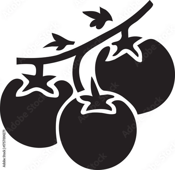 Fototapeta tomatoes  icon