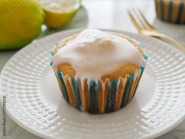 Obraz 手作りのレモンヨーグルトマフィン