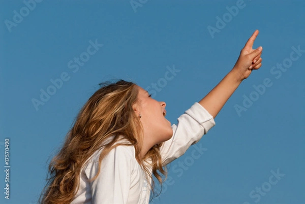 Fototapeta Fingerzeig