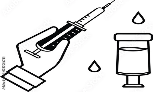 Obraz vector set of medical icons