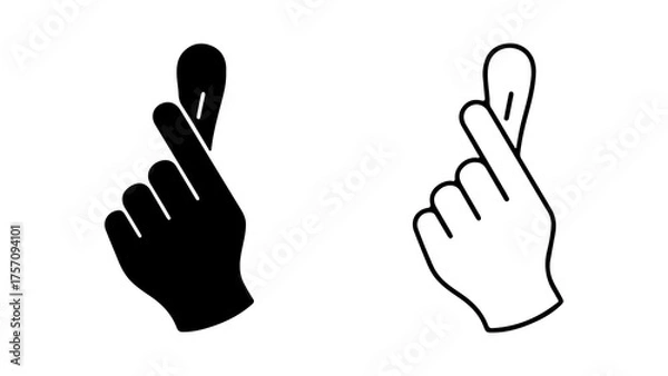 Fototapeta Hand making heart shape with transparent background