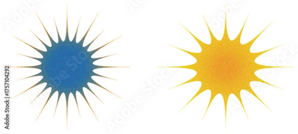 Obraz vector illustration of a sun