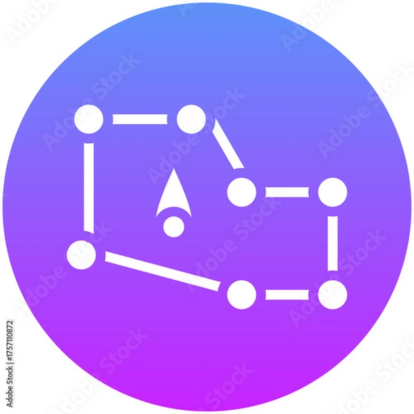 Fototapeta Critical Path Icon