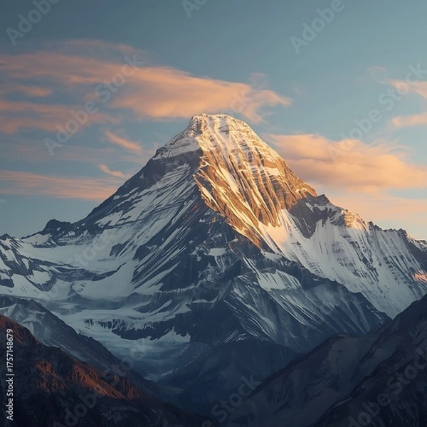 Obraz mt hood in the sunset