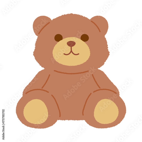 Obraz テディベアのイラスト