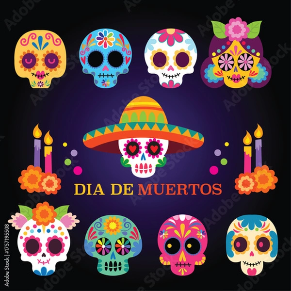 Obraz DIA DE MUERTOS