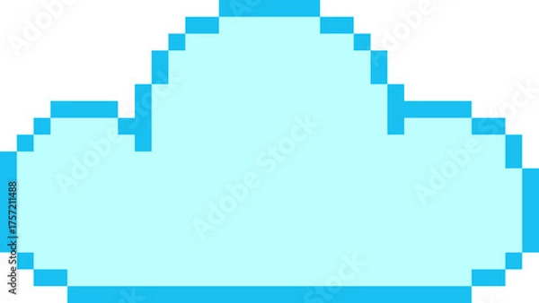 Obraz 픽셀 무지개 구름