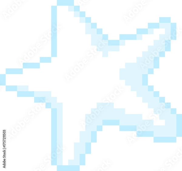 Obraz 픽셀 무지개 구름