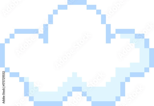 Obraz 픽셀 무지개 구름