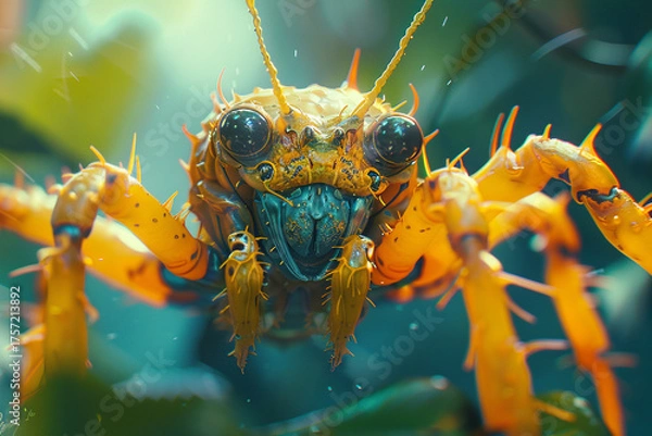 Fototapeta Exciting advancements in bioengineering create innovative futuristic creatures with fascinating biology   