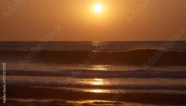Obraz sunset on the beach