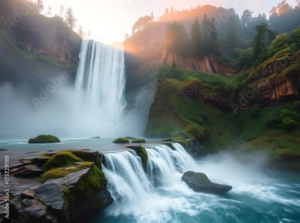 Fototapeta Wasserfall 
