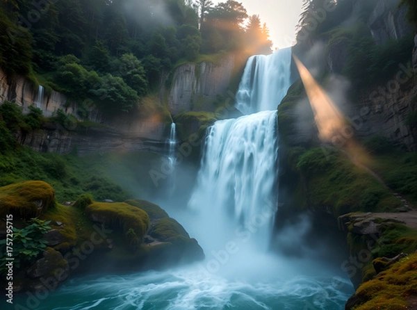 Fototapeta Wasserfall 