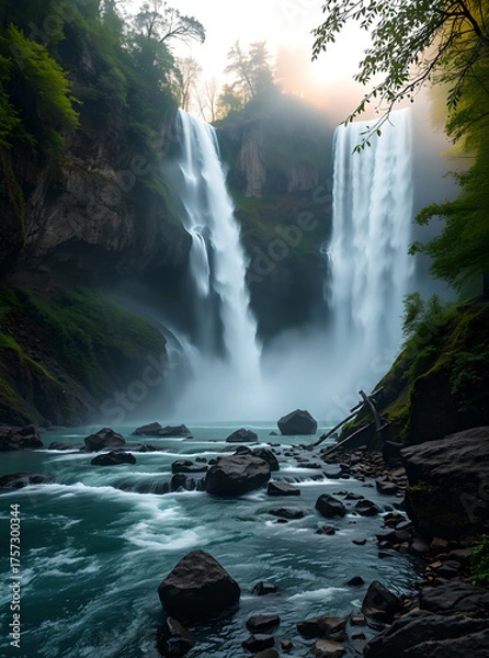 Fototapeta Wasserfall 