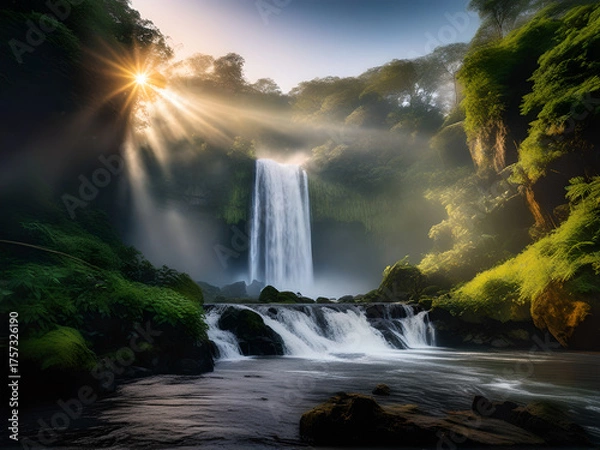 Fototapeta Wasserfall 