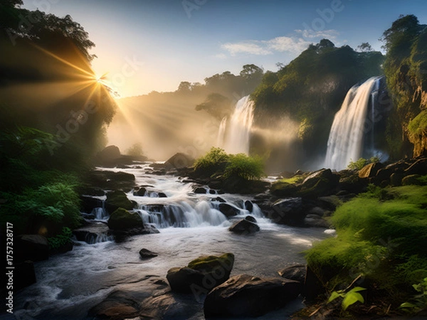 Fototapeta Wasserfall 