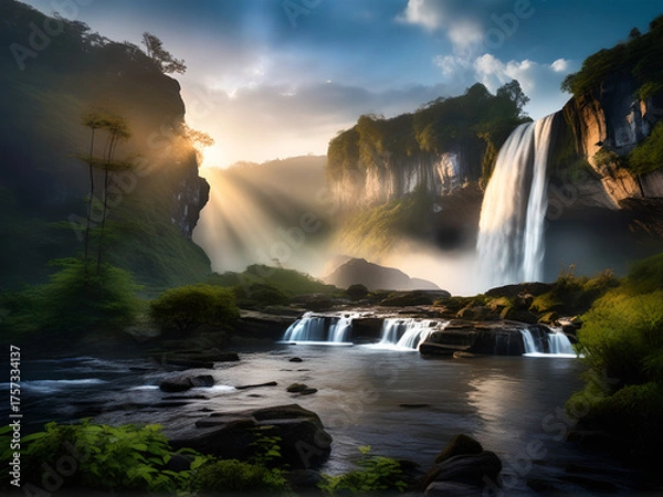 Fototapeta Wasserfall 