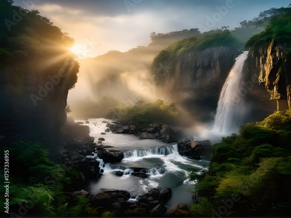 Fototapeta Wasserfall 