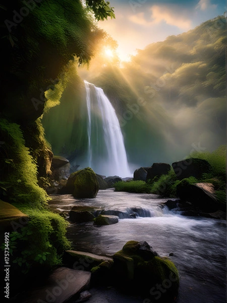 Fototapeta Wasserfall 