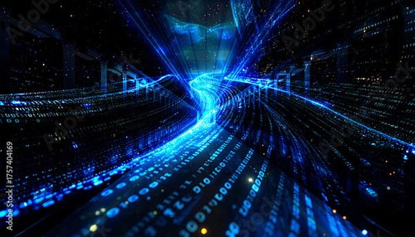 Fototapeta abstract blue background