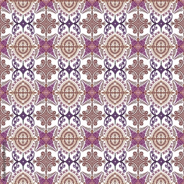 Fototapeta seamless damask pattern