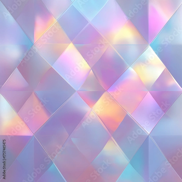 Obraz Holographic Diamond Gradient