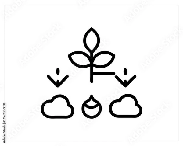 Fototapeta agriculture icon-set vector outline free SVG download