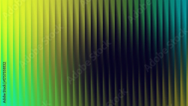 Fototapeta Vibrant Green and Yellow Gradient Vertical Stripes: A Modern Abstract Background Texture for Graphic Design Projects and Presentation