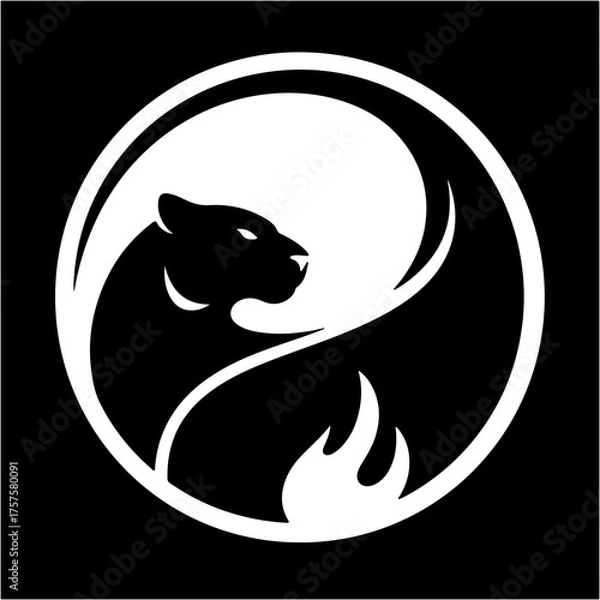 Fototapeta A stark black silhouette of a single human figure standing against a transparent background silhouette isolated on transparent background