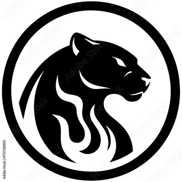 Fototapeta A stark black silhouette of a single human figure standing isolated on a transparent background silhouette isolated on transparent background