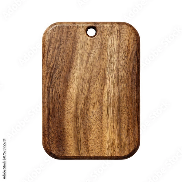Fototapeta Rectangular wooden cutting board