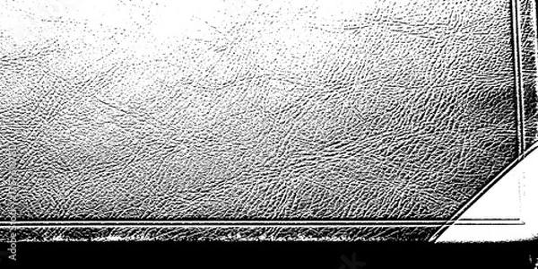 Obraz Abstract grainy texture with subtle horizontal lines and a diagonal corner, creating a vintage or distressed digital aesthetic isolated on transparent background