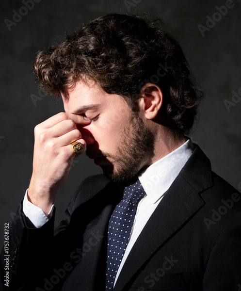 Fototapeta Mal di testa elegante