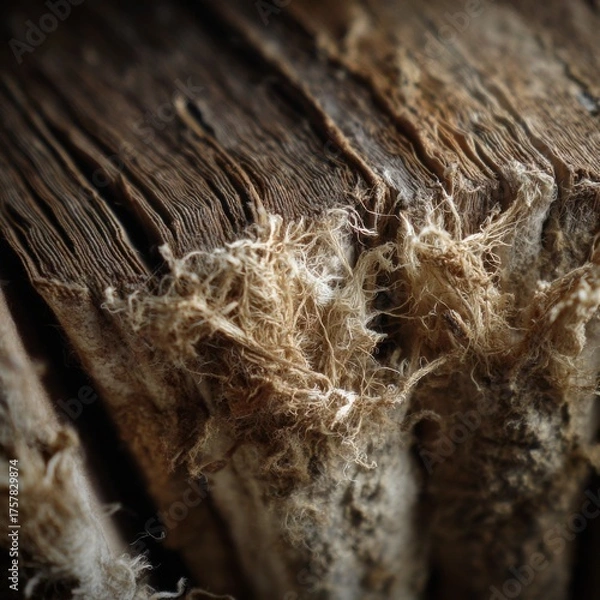 Fototapeta Detailed view of aged book pages showcasing intricate text.