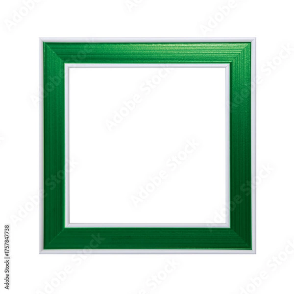 Obraz フレーム_額縁_緑と白