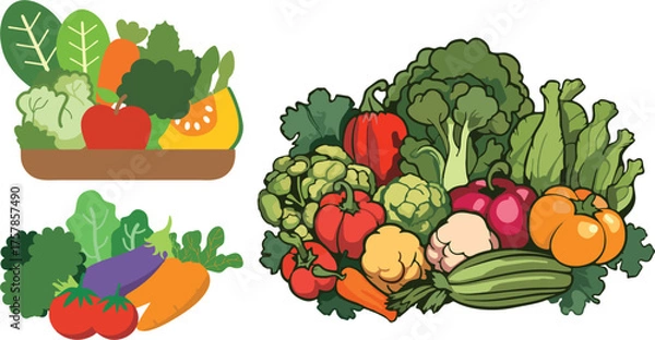 Obraz Vector collection of Vegetable 