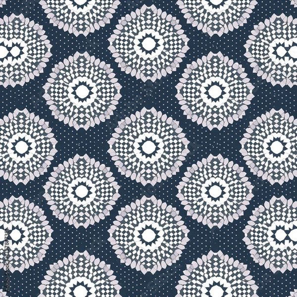 Fototapeta Dotted Hexagon Geometric Artwork Pattern