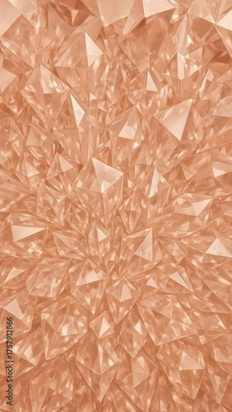 Obraz Elegant rose gold crystal texture.