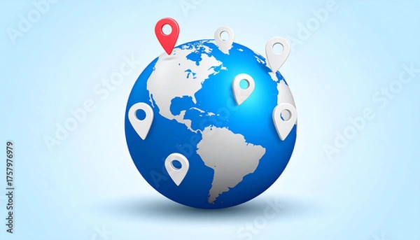 Obraz Global Locations