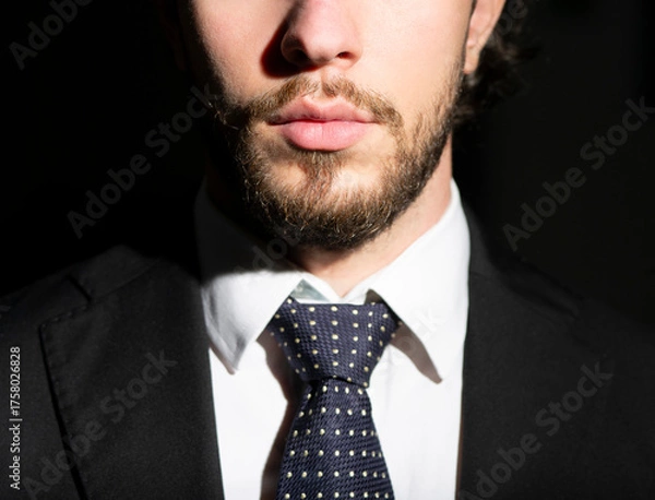 Fototapeta Colletto bianco e cravatta