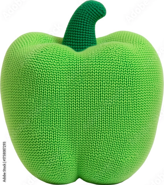 Fototapeta Inflatable wind wool texture lantern pepper