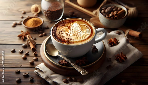 Obraz 찻잔 속 카페라떼