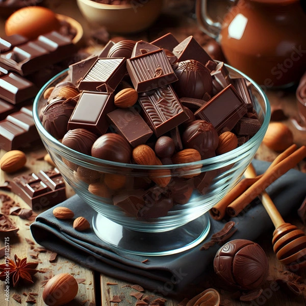 Obraz 초코렛 클로즈업