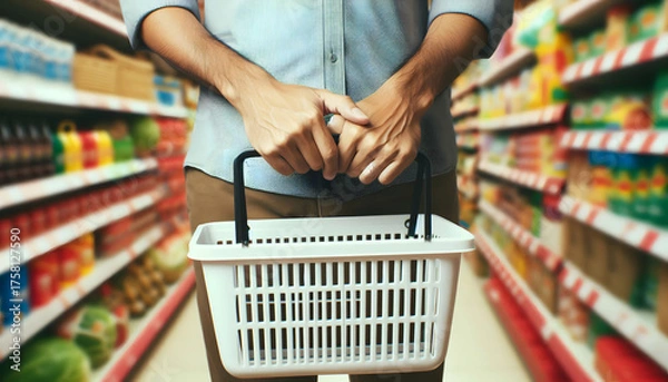 Obraz 장보는 모습