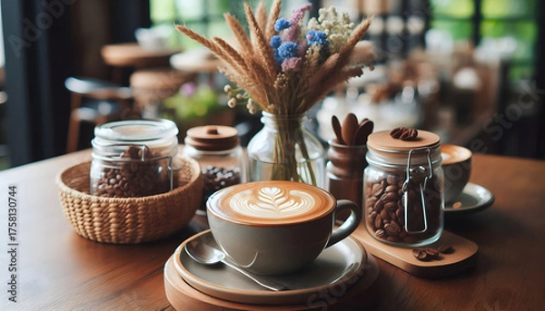 Obraz 찻잔 속 카페라떼