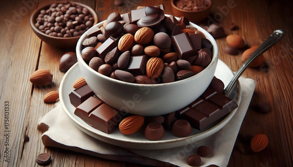 Obraz 초코렛 클로즈업