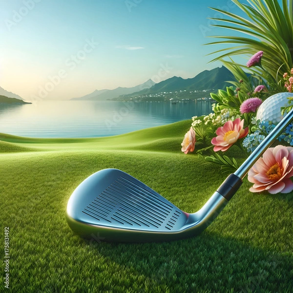 Obraz 골프채 클로즈업