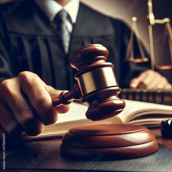 Obraz 법봉을 든 판사