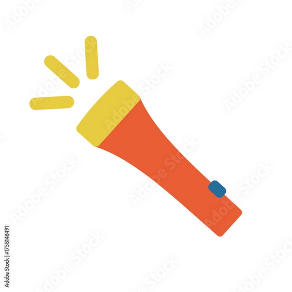 Obraz 手持ちライト　懐中電灯のイラスト素材